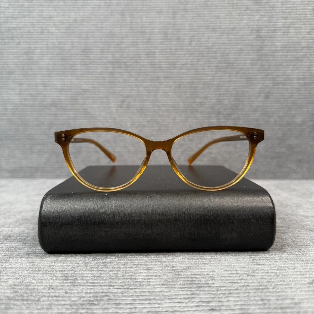 Bolon BJ3069 B20 Brown Amber Cat Eye‎ Y2K Eyeglasses Frames 52-15-145 Italy